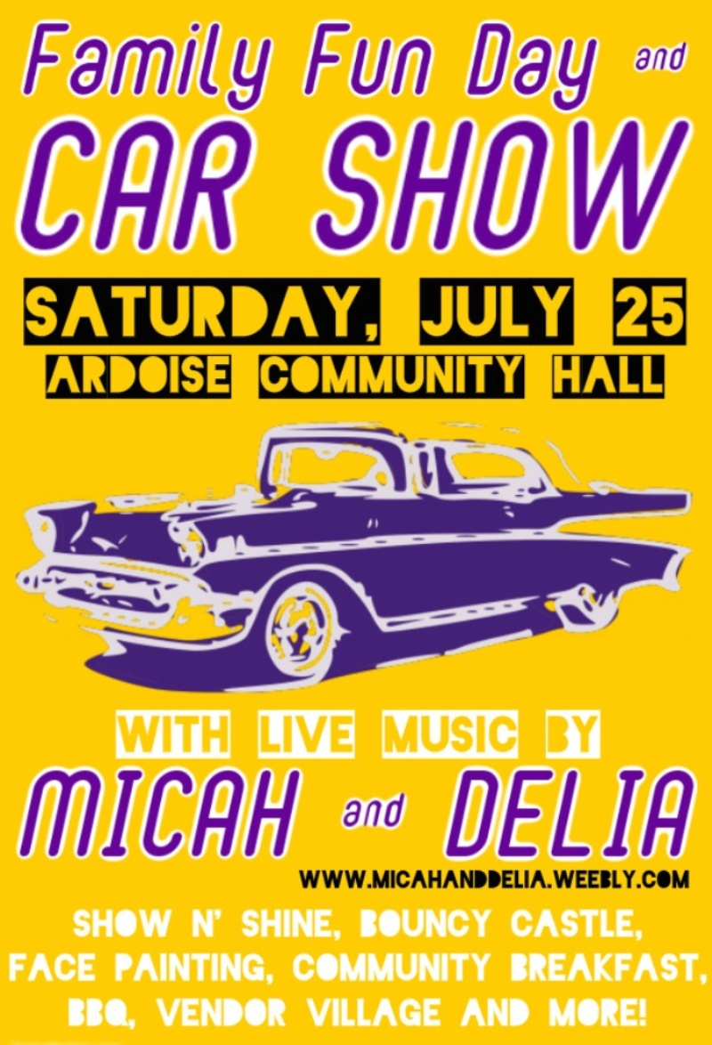 Family Fun Day & Car Show N' Shine at Community Hall, Ardoise (July 25