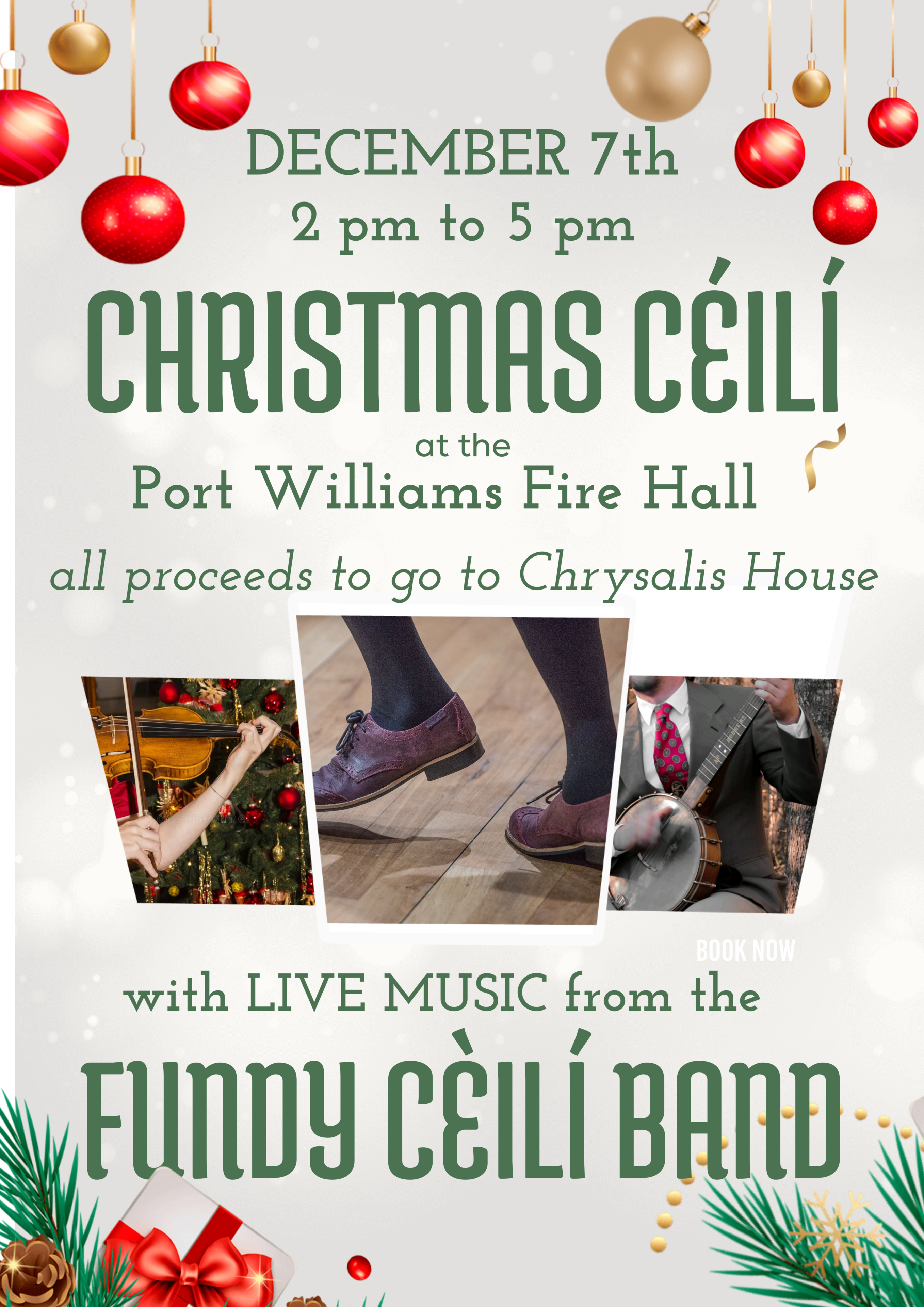 Christmas Céilí Dance at Fire Hall, Port Williams (December 7