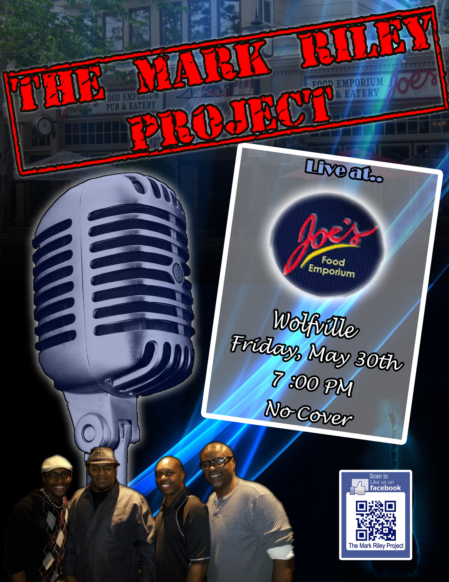 The Mark Riley Project at Joe's Food Emporium, Wolfville (May 30, 2014 7pm)