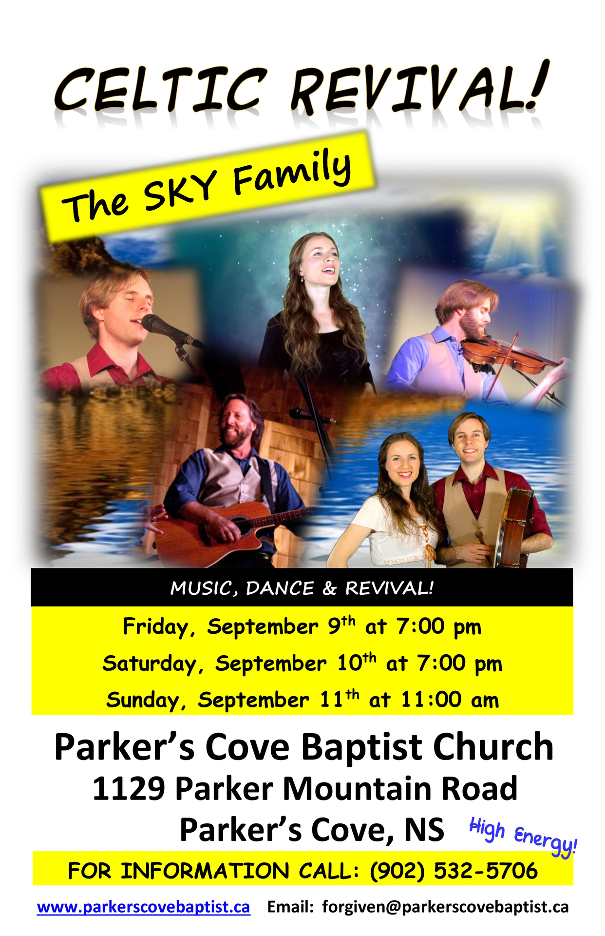 Celtic Revival! ~ The SKY Family at United Baptist Church, Annapolis ...