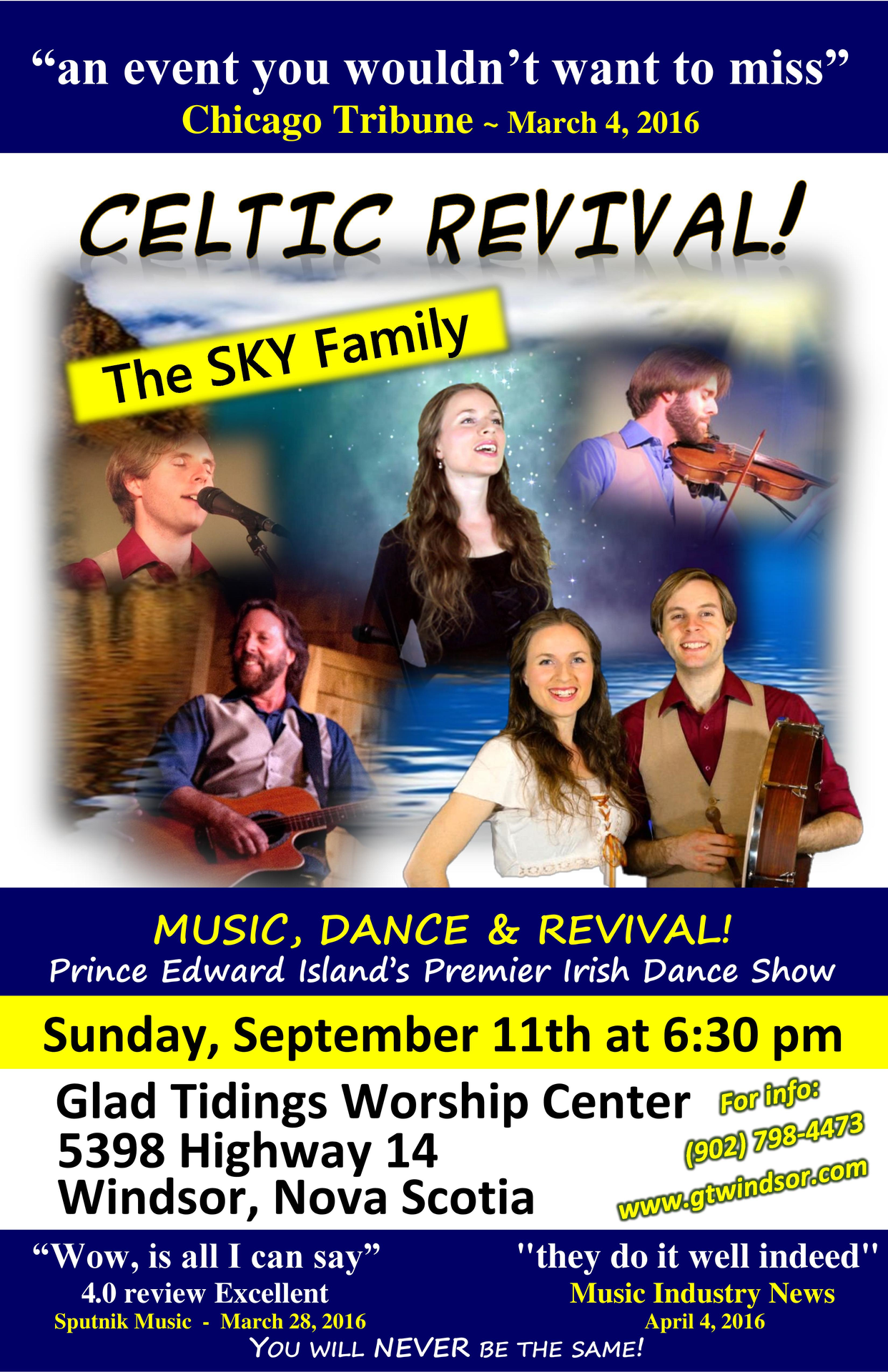 Celtic Revival! ~ The SKY Family at Glad Tidings Worship Center ...