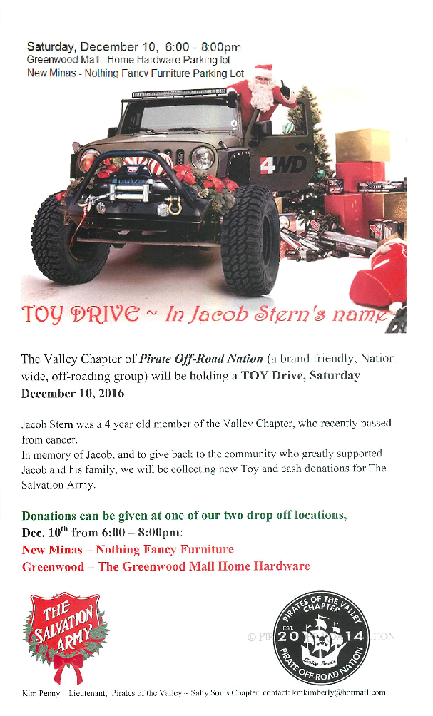 Toy Drive In Memory of Jacob Stern at Nothing Fancy Furniture, New