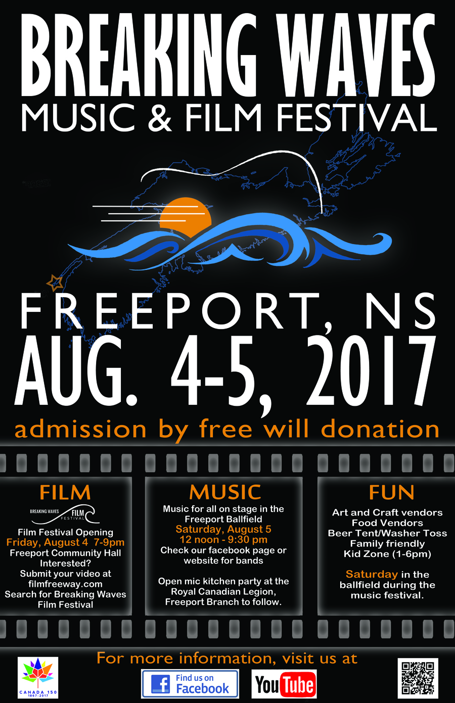 Breaking Waves Music Festival at Ball Field, Freeport (August 5, 2017 12pm)