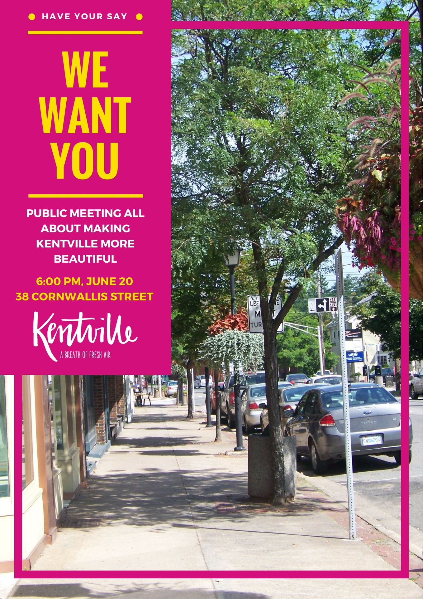 Kentville Public Meeting at Cafe Central, Kentville (June 20, 2017 6pm)