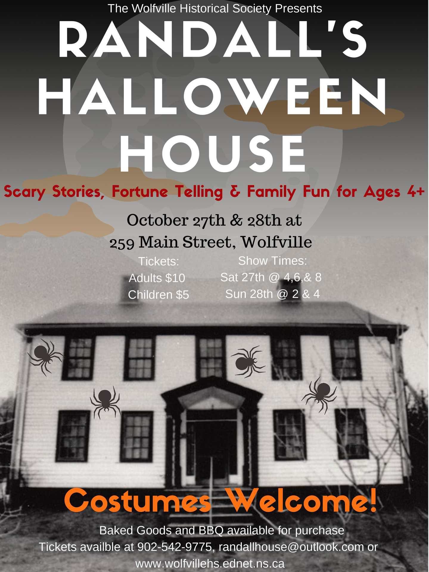 Halloween House at Randall House Museum, Wolfville (October 27, 2018 4pm)