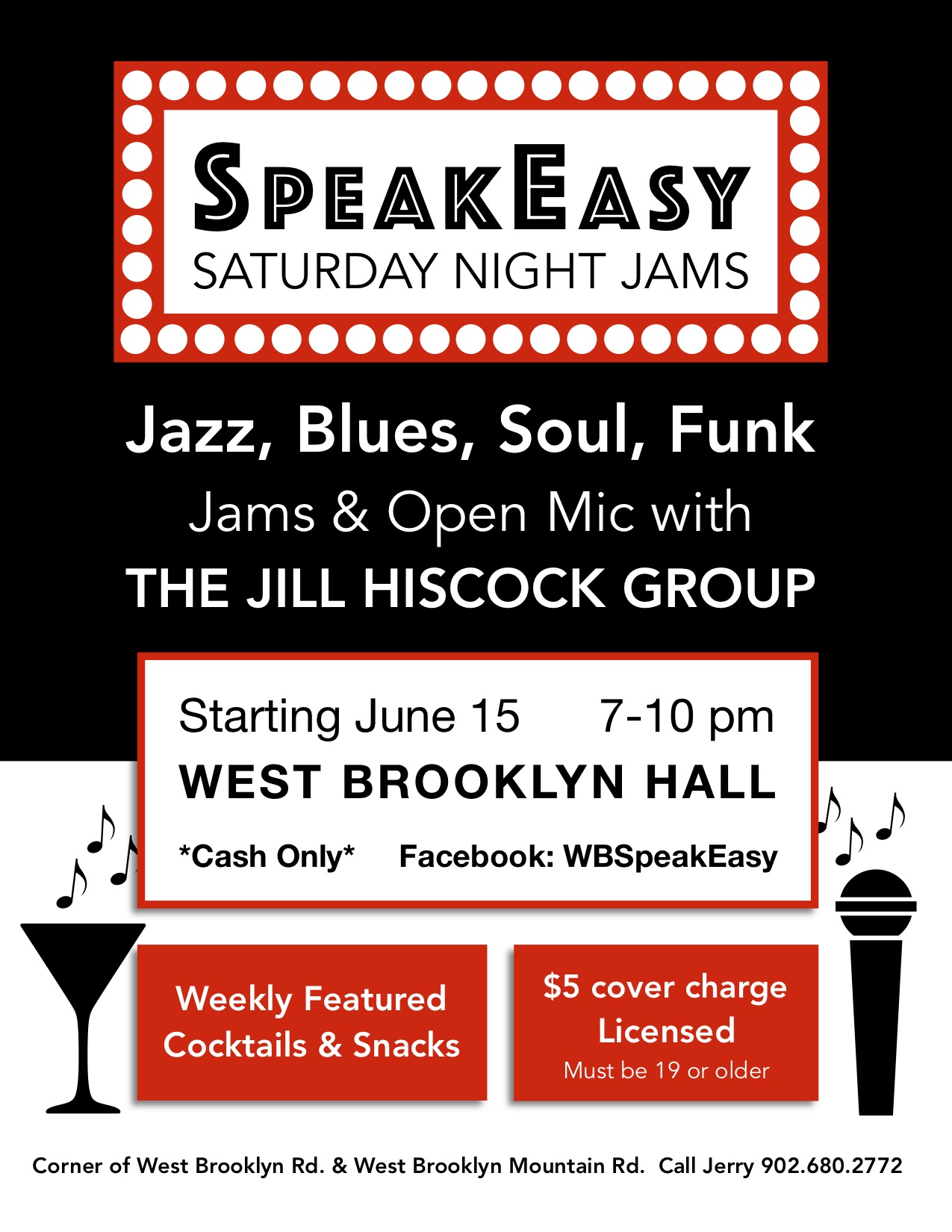 SpeakEasy Jams at Community Hall, West Brooklyn (August 3, 2019 7pm)