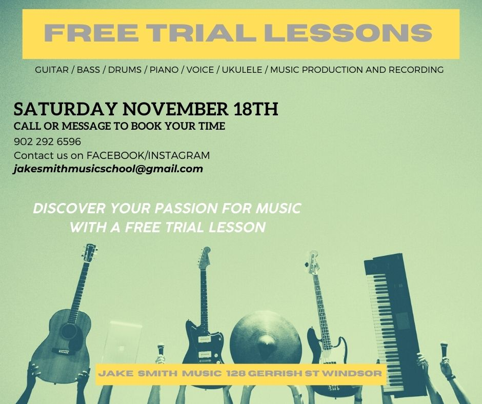 trial-music-lessons-at-jake-smith-music-windsor-ns-november-18-2023