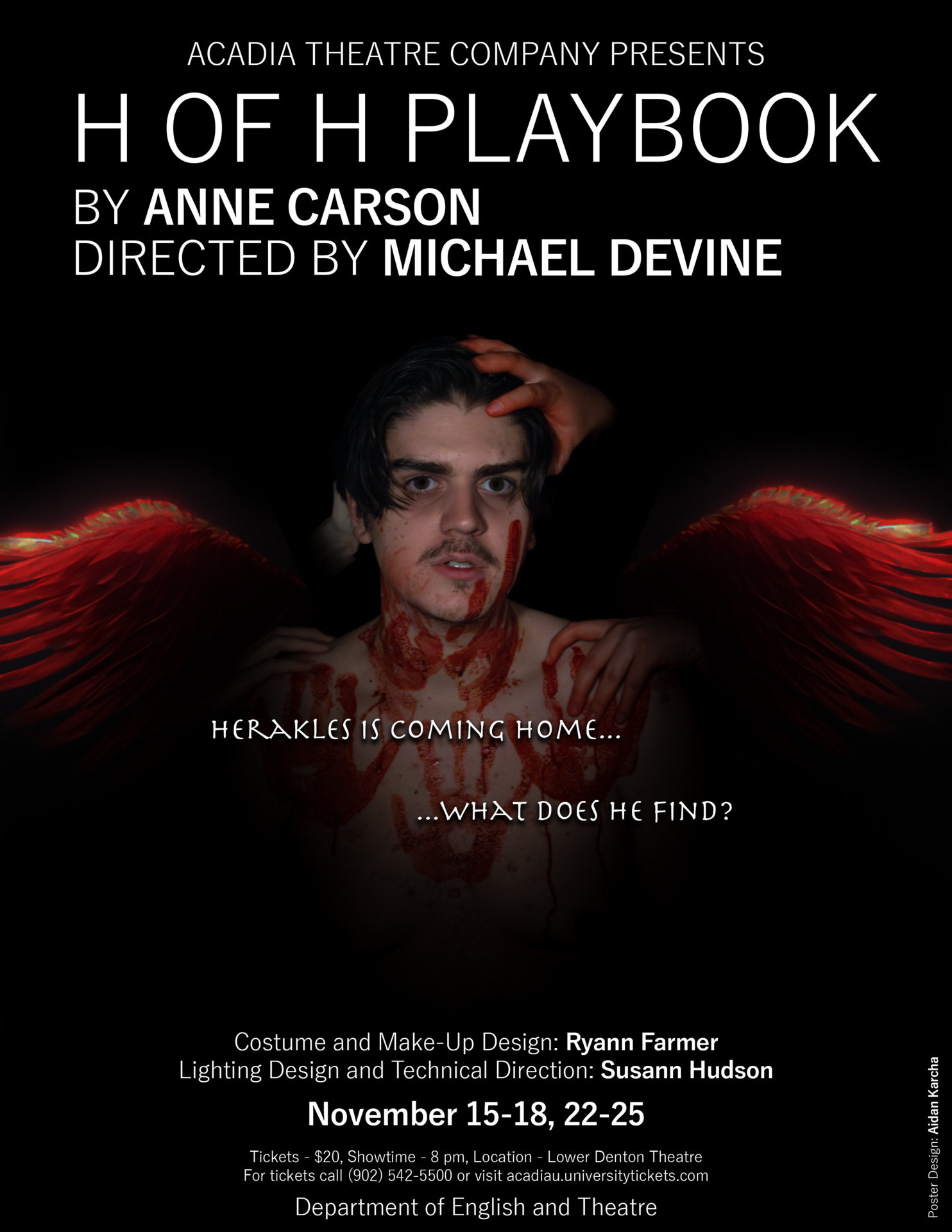 H of H Playbook at Lower Denton Theatre, Wolfville (November 18, 2023 8pm)