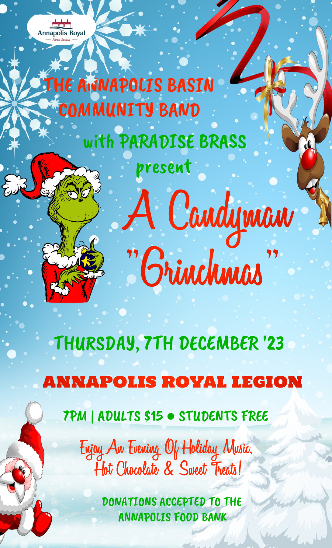 Holiday Concert Annapolis Basin Community Band at Royal Canadian Legion