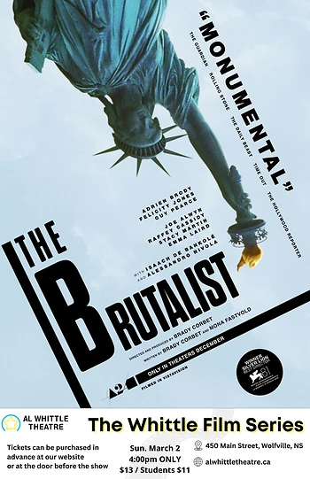 Poster for The Brutalist