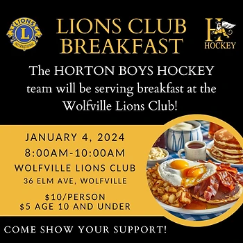Poster for Breakfast Fundraiser