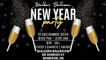 Poster for New Years Eve Dance Party