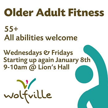 Poster for Older Adult Fitness Classes