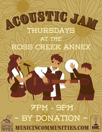 Poster for Acoustic Jam Sessions