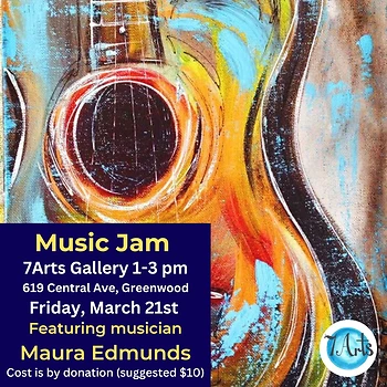 Poster for Music Jam with Maura