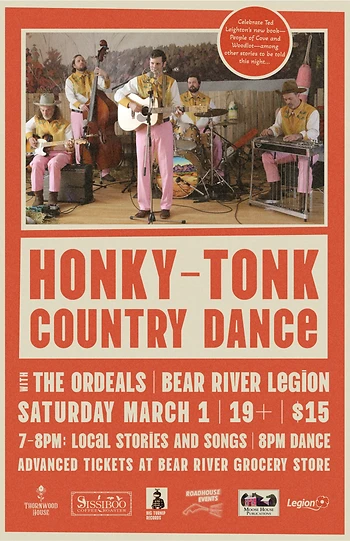 Poster for Honky-Tonk Country Dance with The Ordeals