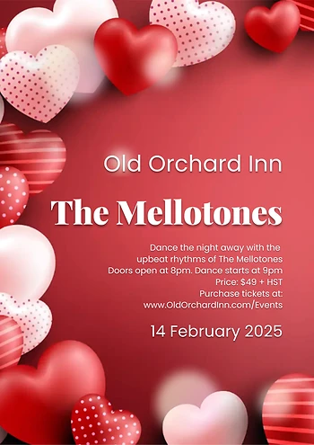 Poster for The Mellotones Dance