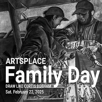 Poster for Family Day / Draw like Curtis Botham