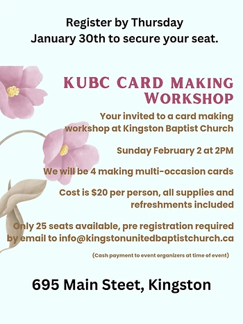 Poster for Card Making