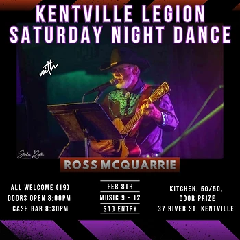 Poster for Dance with Ross McQuarrie