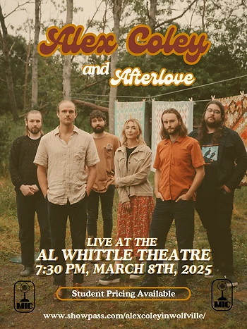 Poster for Alex Coley and Afterlove