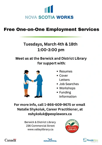 Poster for One-on-One Employment Services