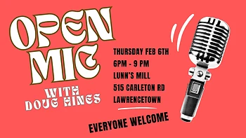 Poster for Open Mic with Doug Hines