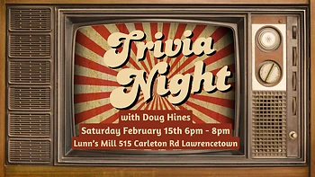 Poster for Trivia Night with Doug Hines
