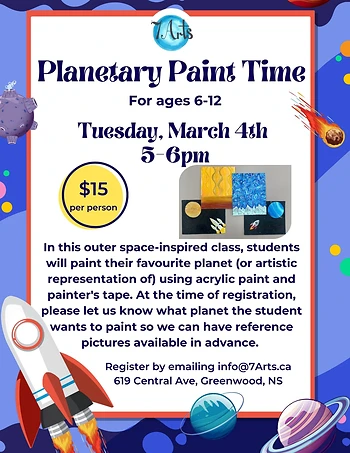 Poster for Planetary Paint Time