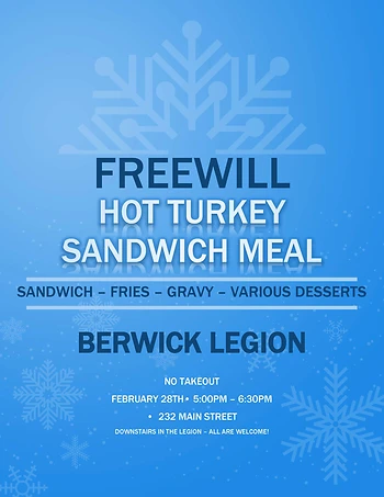 Poster for Hot Turkey Sandwich Meal