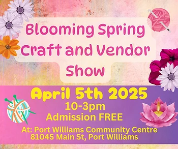 Poster for Blooming Spring Craft Show
