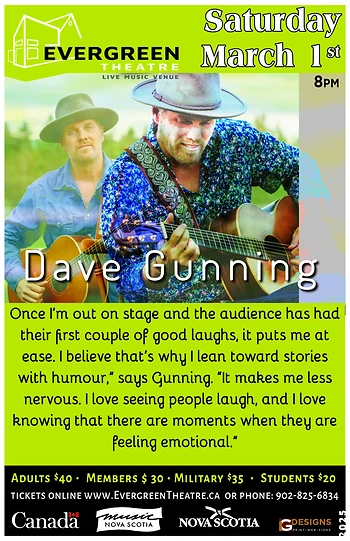 Poster for Dave Gunning