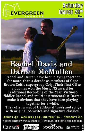 Poster for Rachel Davis and  Darren McMullen