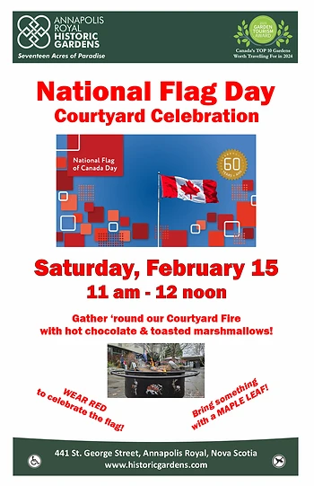 Poster for National Flag Day Courtyard Bonfire