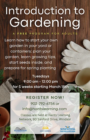 Poster for Introduction to Gardening
