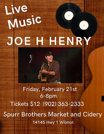 Poster for Music with Joe H Henry
