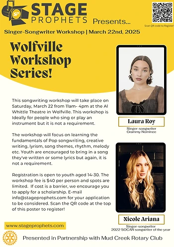 Poster for Singer-Songwriter Workshop