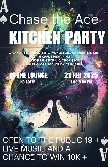 Poster for Chase the Ace Kitchen Party