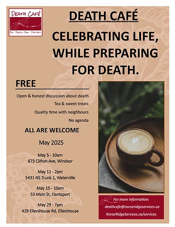 Poster for Death Café