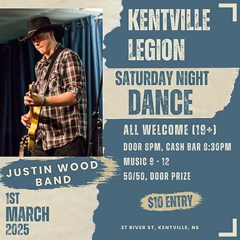 Poster for Dance with Justin Wood Band