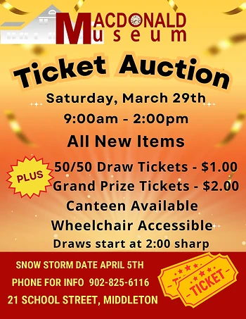 Poster for Ticket Auction