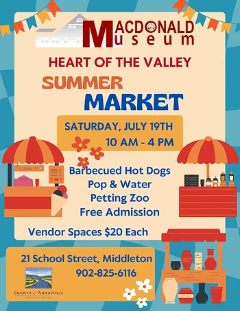 Poster for Summer Craft Market