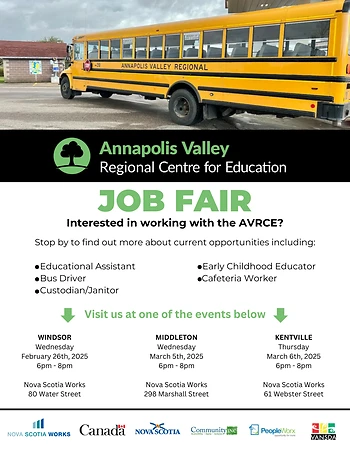 Poster for AVRCE Job Fair