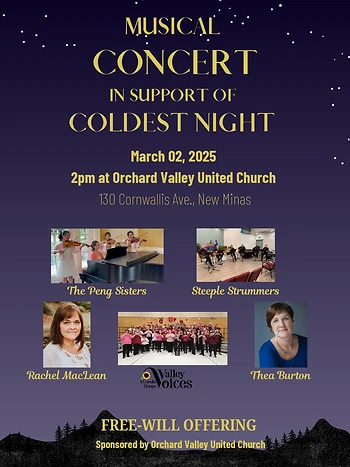 Poster for Concert in Support of Coldest Night