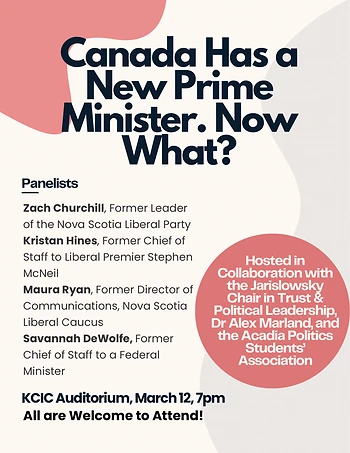 Poster for Canada Has a New Prime Minister. Now What?
