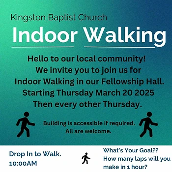 Poster for Indoor Walking