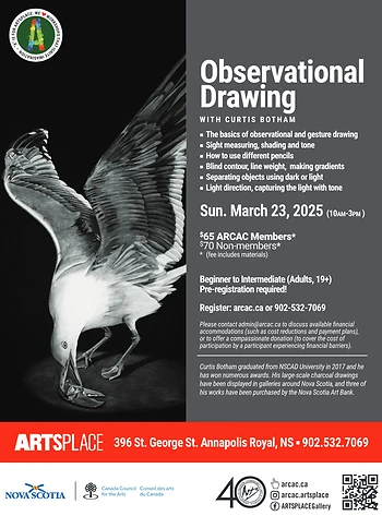 Poster for Observational Drawing Workshop