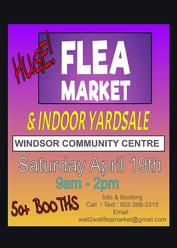 Poster for HUGE FleaMarket & Indoor Yardsale