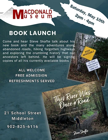 Poster for The River Was Once a Road - Book Launch