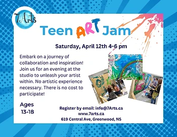 Poster for Teen Art Jam
